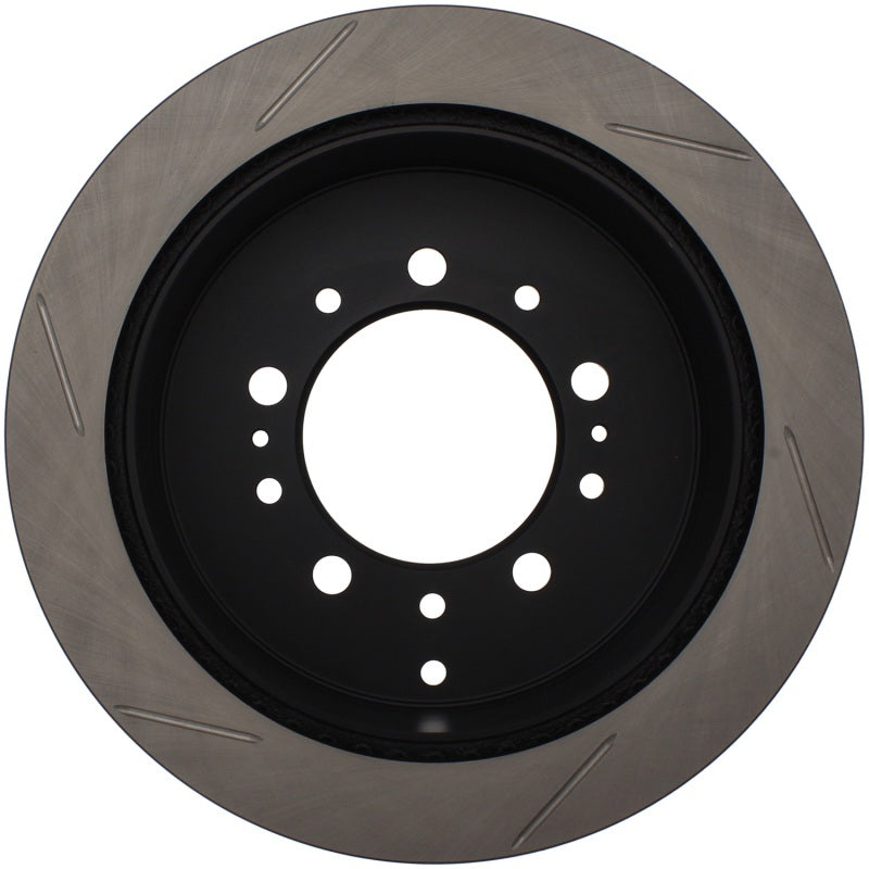 Load image into Gallery viewer, StopTech Power Slot 08-09 Lexus LX450/470/570 / 07-09 Toyota Tundra Slotted Left Rear Rotor
