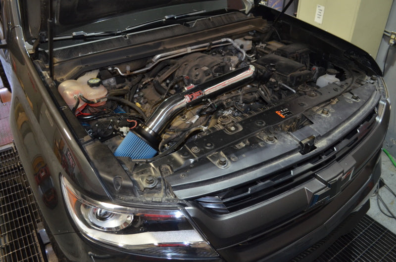 Load image into Gallery viewer, Injen 2017+ Chevrolet Colorado / GMC Canyon 3.6L Polished Oiled Power-Flow Air Intake System
