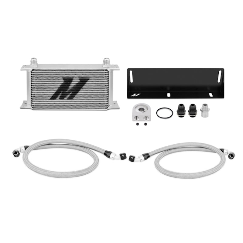 Load image into Gallery viewer, Mishimoto 79-93 Ford Mustang 5.0L Oil Cooler Kit - Silver
