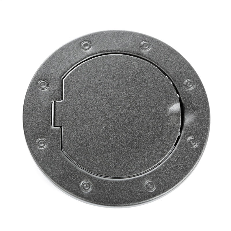 Load image into Gallery viewer, Rugged Ridge 07-18 Jeep Wrangler JK Textured Black Non-Locking Gas Cap Door
