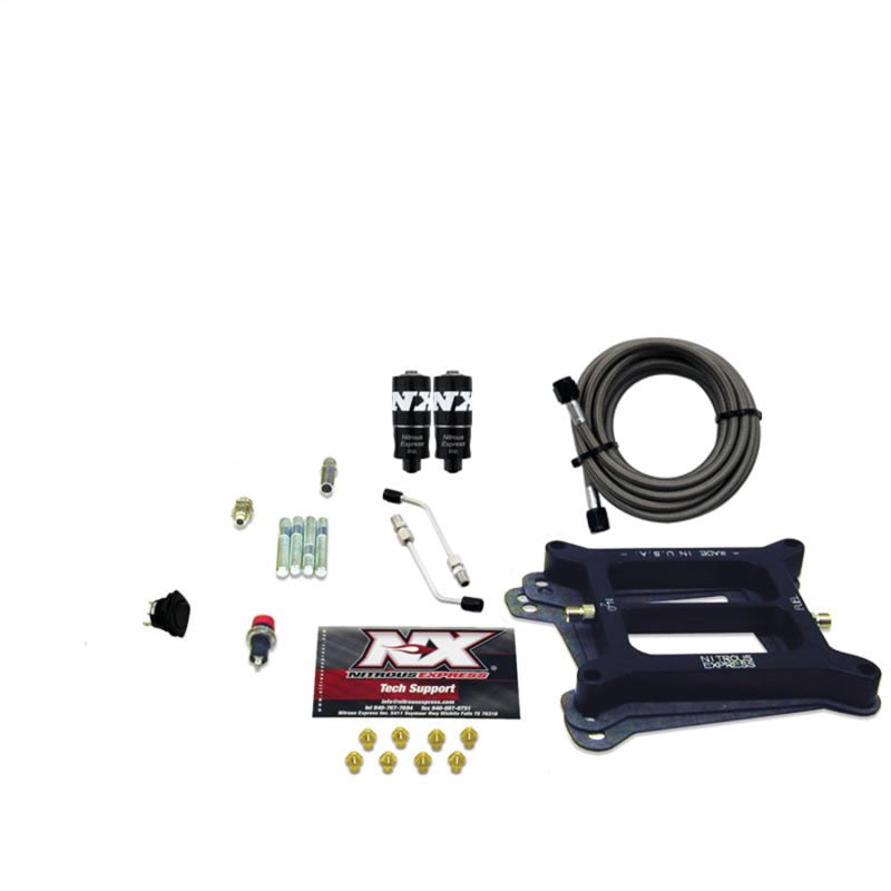 Load image into Gallery viewer, Nitrous Express 4150 Hitman 4-BBL Nitrous Kit (100-200HP) w/o Bottle
