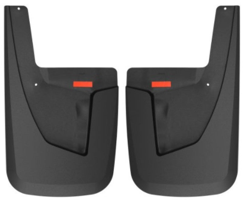 Load image into Gallery viewer, Husky Liners 19-22 RAM 2500/3500 w/o OEM Fender Flares Custom Rear Mud Guards - Black
