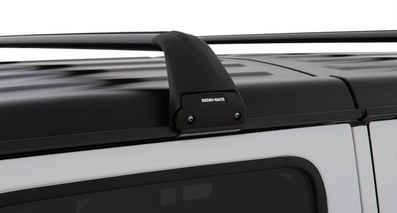 Load image into Gallery viewer, Rhino-Rack 07-22 Jeep Wrangler JK/JL 4 Door Hard Top Vortex SG 2 Bar Roof Rack - Black
