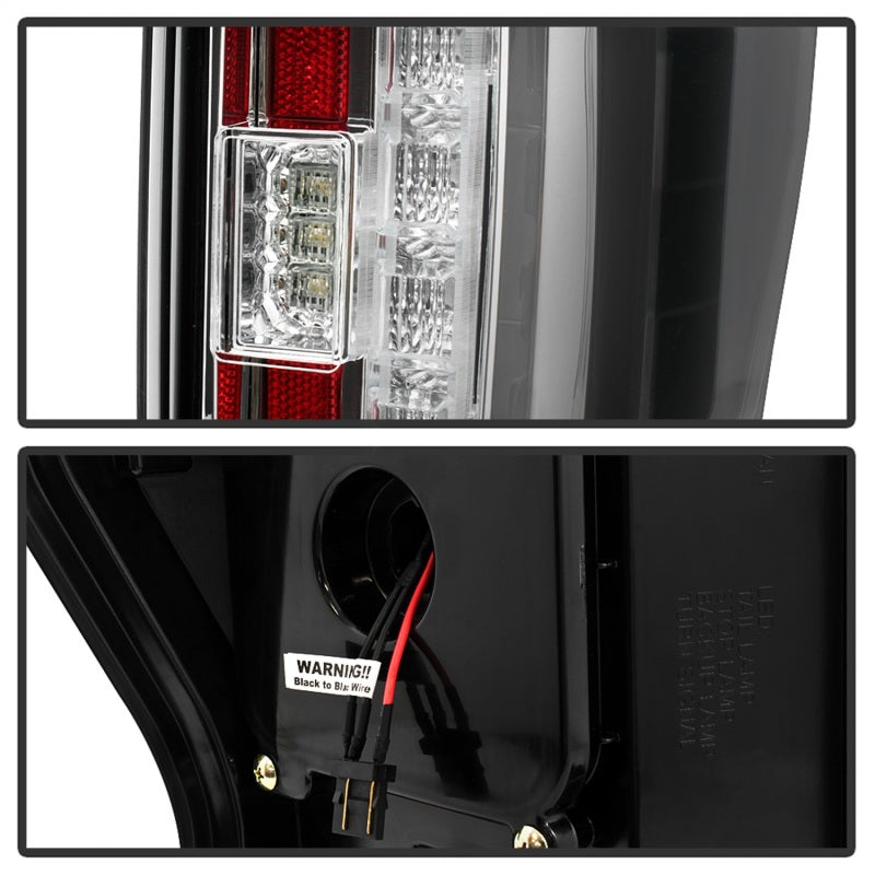 Load image into Gallery viewer, Spyder 17-18 Ford F-250 Super Duty (Excl LED Models) LED Tail Lights - Chrome (ALT-YD-FS17-LED-C)
