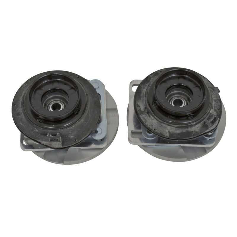 Load image into Gallery viewer, BBK 05-14 Mustang Caster Camber Plate Kit - Silver Anodized Finish
