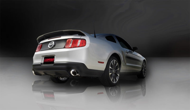 Load image into Gallery viewer, Corsa 2011-2014 Ford Mustang GT/Boss 302 5.0L V8 Polished Sport Axle-Back Exhaust
