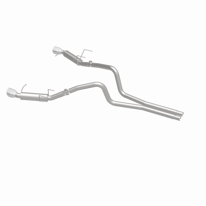 Load image into Gallery viewer, Magnaflow 2014 Ford Mustang V6 3.7L Comp Series Dual Split Rear Polished Stainless C/B Perf Exhaust
