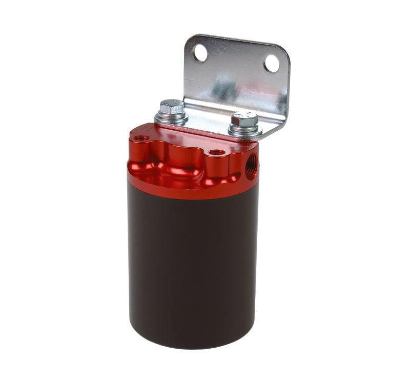 Load image into Gallery viewer, Aeromotive Canister Fuel Filter - 3/8 NPT/100-Micron (Red Housing w/Black Sleeve)
