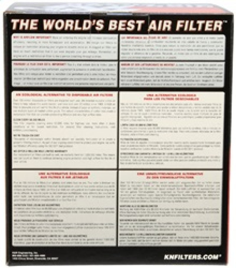 Load image into Gallery viewer, K&amp;N Filter Universal Rubber Filter 2.5 inch Flange 5.25 inch Base 5.75 inch Height
