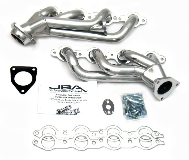 Load image into Gallery viewer, JBA 99-01 GM Truck 4.8L/5.3L LS w/o A.I.R. w/EGR 1-5/8in Primary Silver Ctd Cat4Ward Header
