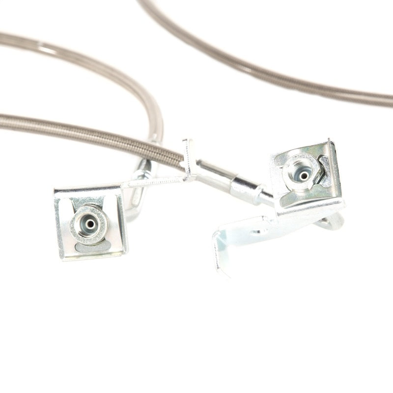 Load image into Gallery viewer, Rugged Ridge Brake Hose Kit Braided Stainless 07-18 Jeep Wrangler
