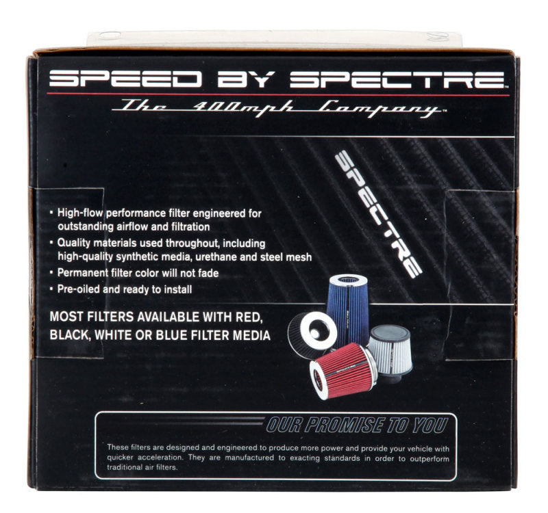 Load image into Gallery viewer, Spectre Adjustable Conical Air Filter 5-1/2in. Tall (Fits 3in. / 3-1/2in. / 4in. Tubes) - Black
