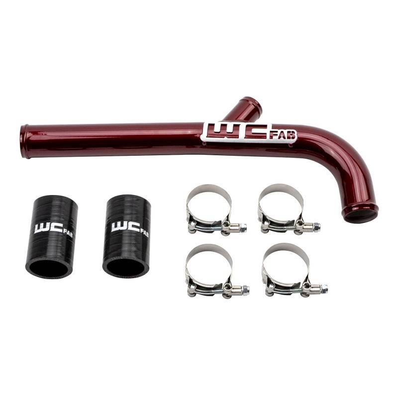 Load image into Gallery viewer, Wehrli 13-15 Dodge Cummins 6.7L w/Dual Radiator Upper Coolant Pipe - Bengal Red
