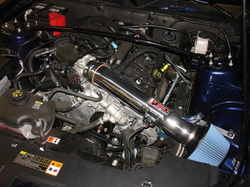 Load image into Gallery viewer, Injen 11-13 Ford Mustang V6 3.7L Wrinkle Black Power-Flow Air Intake System
