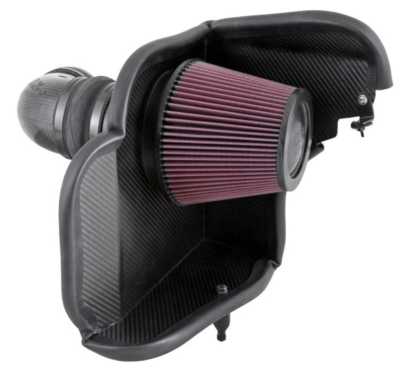 Load image into Gallery viewer, K&amp;N FIPK Carbon Fiber 2014 Chevy Camaro ZL1 V8 6.2L Performance Intake Kit
