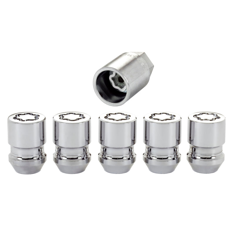 Load image into Gallery viewer, McGard Wheel Lock Nut Set - 5pk. (Cone Seat) M12X1.25 / 13/16 Hex / 1.28in. Length - Chrome
