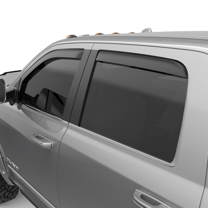 Load image into Gallery viewer, EGR 19-23 Ram 2500/3500 In-Channel Window Visors Front/Rear Set Matte Black Crew Cab
