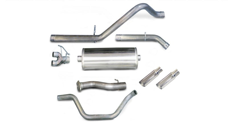 Load image into Gallery viewer, Corsa 2007-2008  Chevrolet Silverado Crew Cab/Short Bed 1500 5.3L V8 Polished Sport Cat-Back Exhaust
