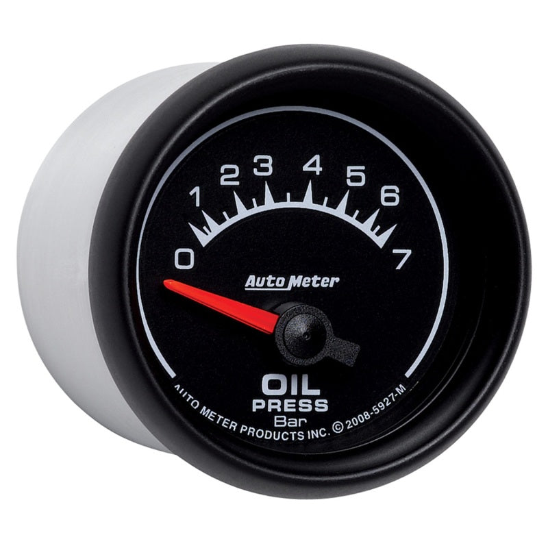 Load image into Gallery viewer, Autometer ES 52.4mm 0-7 Bar Oil Pressure SSE Gauge
