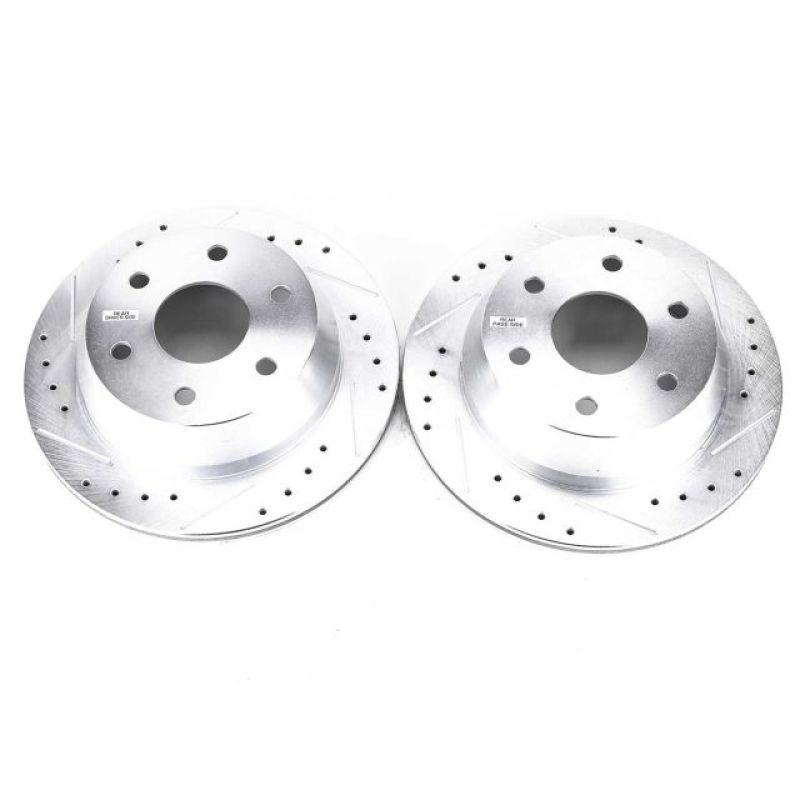 Load image into Gallery viewer, Power Stop 03-05 Chevrolet Astro Rear Evolution Drilled &amp; Slotted Rotors - Pair
