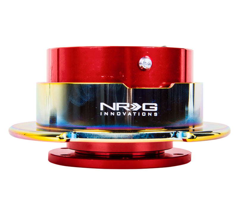 Load image into Gallery viewer, NRG Quick Release Gen 2.5 - Red Body / Neochrome Ring
