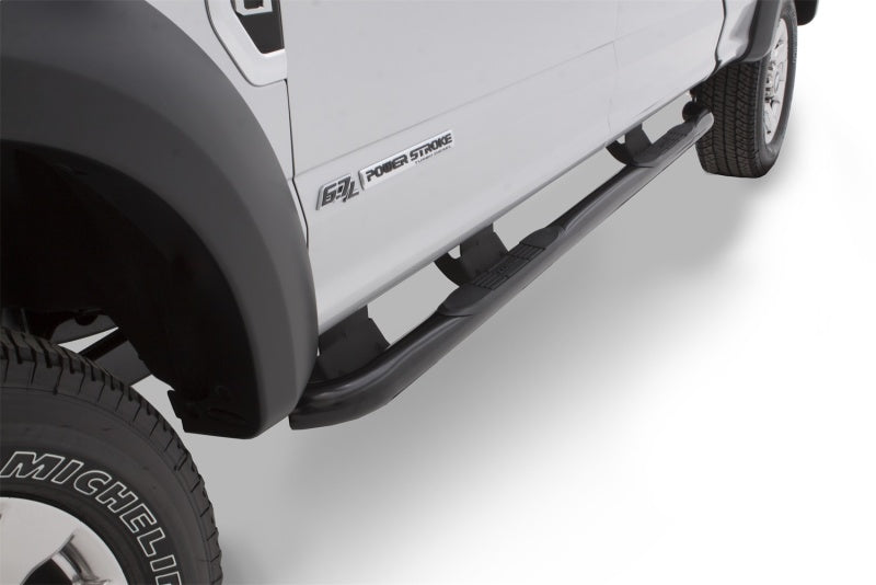 Load image into Gallery viewer, Lund 2019 Ford Ranger 3in. Round Bent Steel Nerf Bars - Polished
