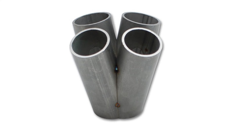 Load image into Gallery viewer, Vibrant 4 into 1 SS Turbo Mani Collector for All T4 in Flange 48mm Pipe OD 4.75in tall 78mmx64mm out
