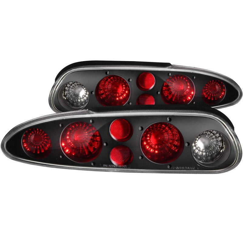Load image into Gallery viewer, ANZO 1993-2002 Chevrolet Camaro Taillights Black
