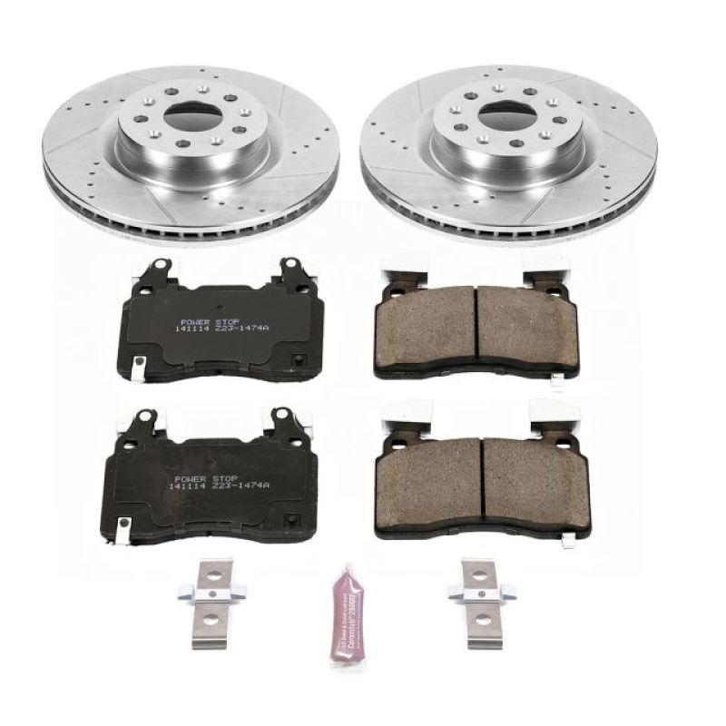 Load image into Gallery viewer, Power Stop 16-18 Cadillac CT6 Front Z23 Evolution Sport Brake Kit
