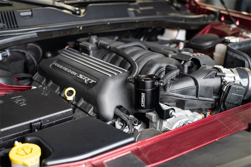 Load image into Gallery viewer, Corsa2011-2023 Dodge Challenger/Charger 2018-2023 Dodge Durango 6.4L Aluminum Oil Catch Can
