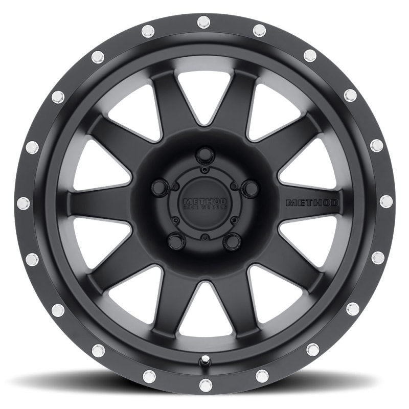 Load image into Gallery viewer, Method MR301 The Standard 17x8.5 0mm Offset 8x6.5 130.81mm CB Matte Black Wheel
