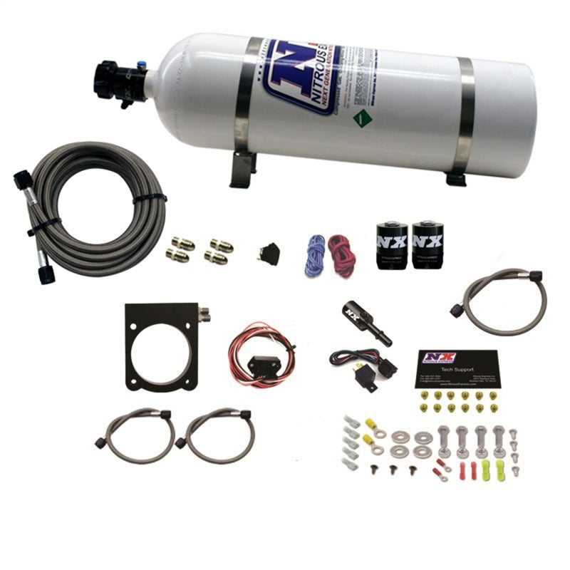 Load image into Gallery viewer, Nitrous Express Dodge 3.6L V6 Nitrous Plate Kit (50-200HP) w/15lb Bottle
