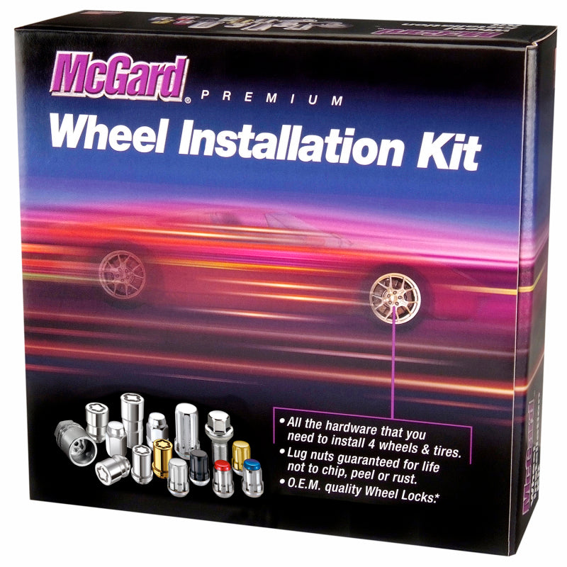 Load image into Gallery viewer, McGard Jeep Wrangler Install Kit (Cone / Bulge) 1/2-20 / 3/4 Hex / (18 Lug Nuts / 5 Locks) - Chrome
