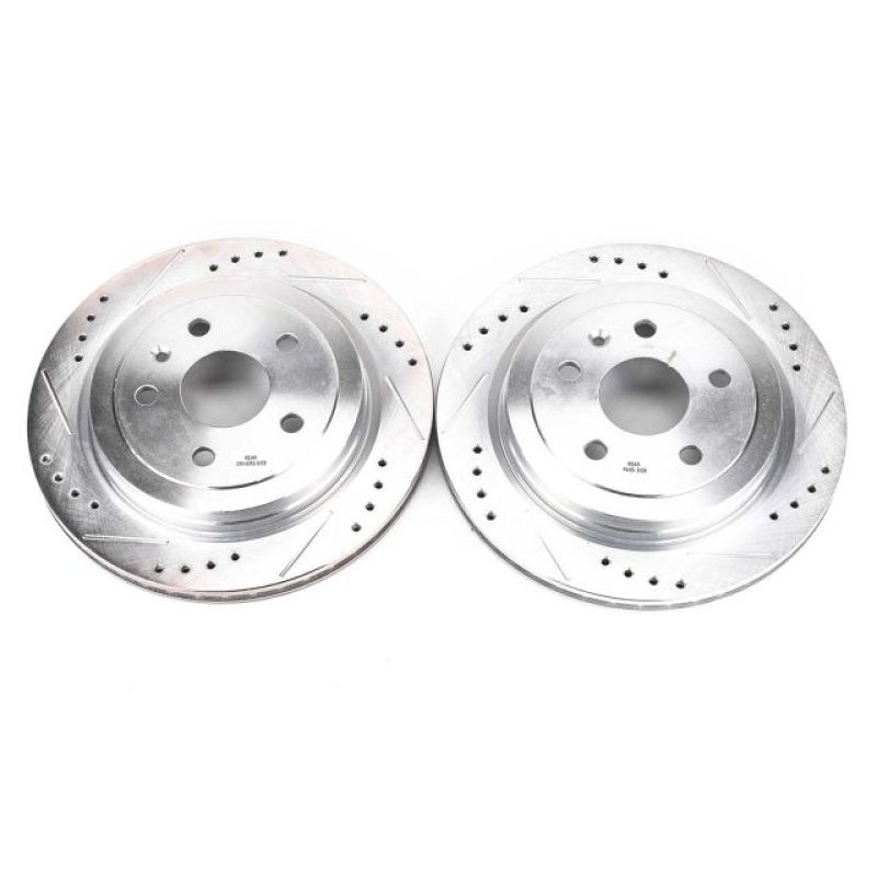 Load image into Gallery viewer, Power Stop 08-18 Cadillac CTS Rear Evolution Drilled &amp; Slotted Rotors - Pair
