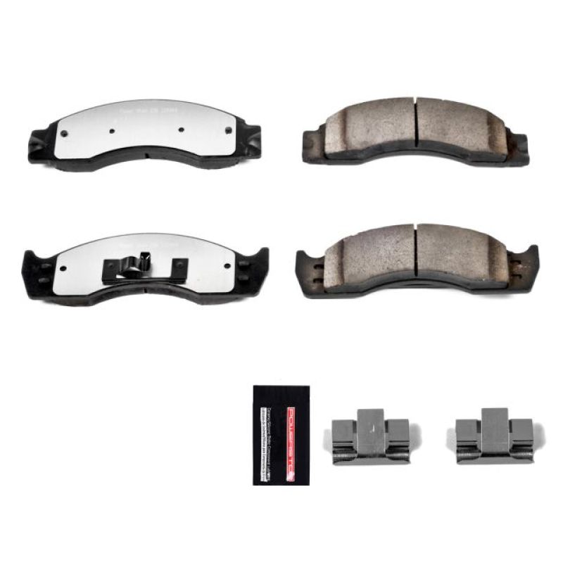 Load image into Gallery viewer, Power Stop 01-02 Ford E-450 Super Duty Front or Rear Z36 Truck &amp; Tow Brake Pads w/Hardware
