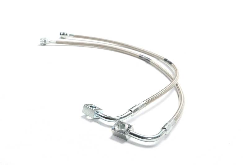 Load image into Gallery viewer, Fabtech 07-18 Jeep JK 4WD Front Extended Brake Line Kit
