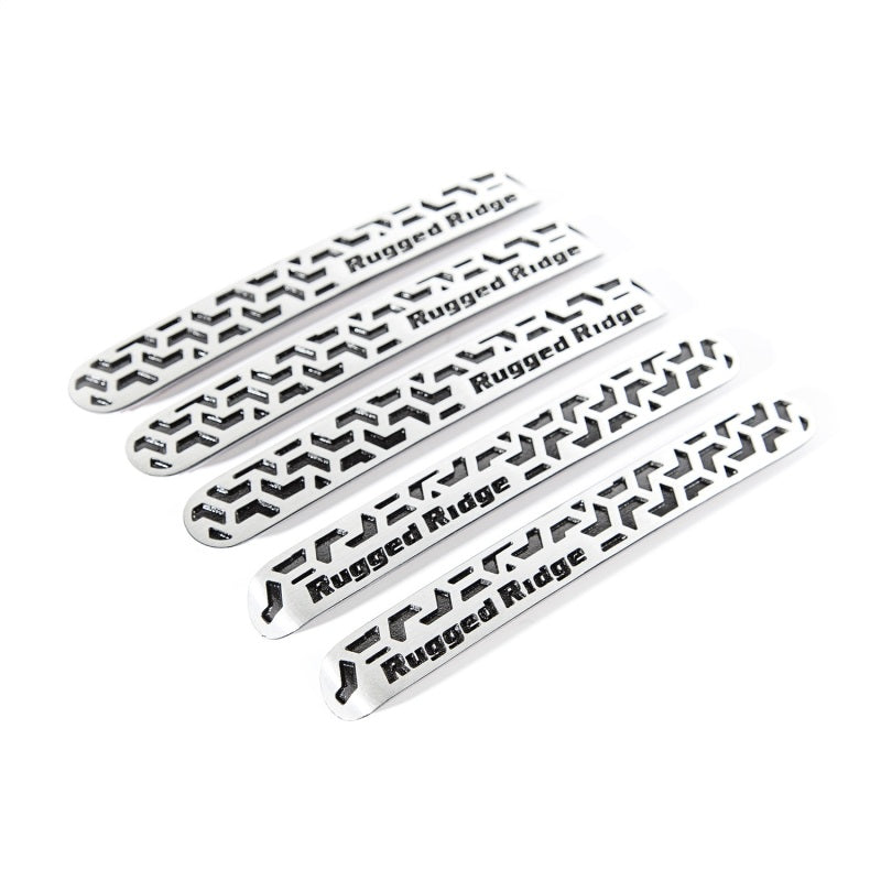 Load image into Gallery viewer, Rugged Ridge Elite Dr Hndle Insert Contrast Tread4D 07-18 Jeep Wrangler JK
