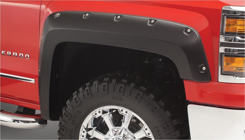 Load image into Gallery viewer, Bushwacker 07-14 Chevy Silverado 2500 HD Pocket Style Flares 2pc - Black
