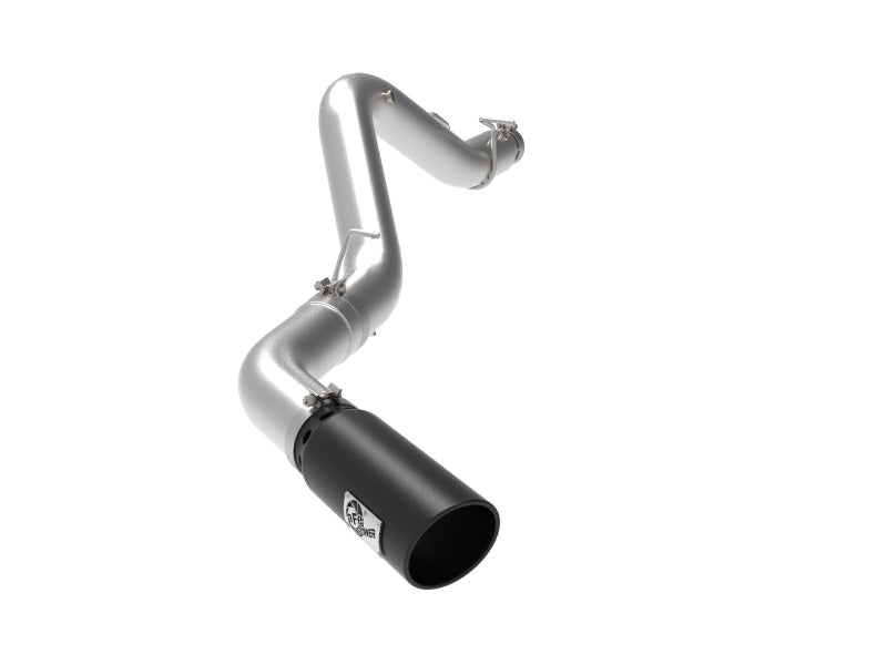 Load image into Gallery viewer, aFe Large Bore-HD 5 IN 409 SS DPF-Back Exhaust System w/Black Tip 20-21 GM Truck V8-6.6L
