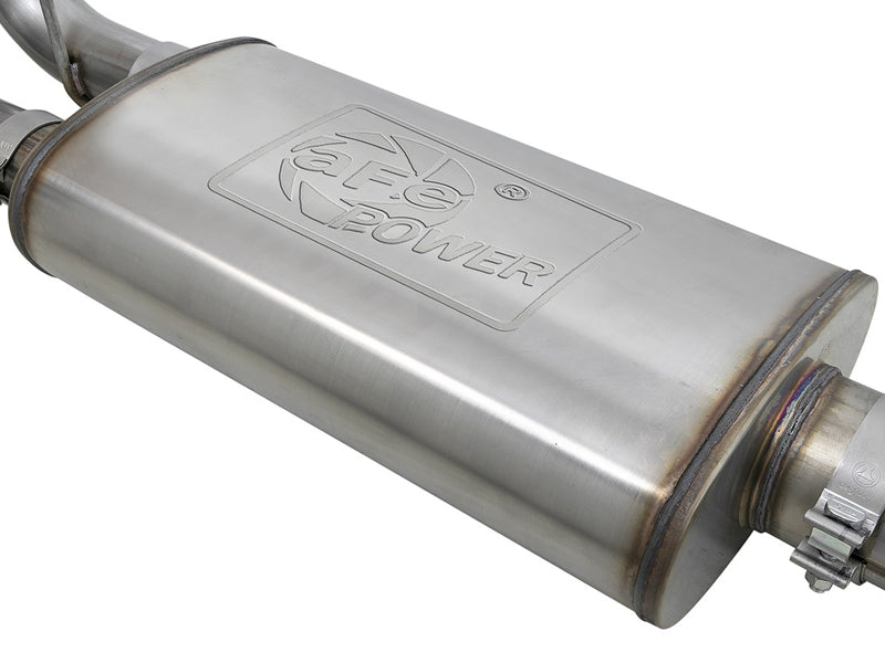 Load image into Gallery viewer, aFe MACHForce XP Exhausts Cat-Back SS-409 Nissan Titan XD 16-19 V8-5.6L - Black
