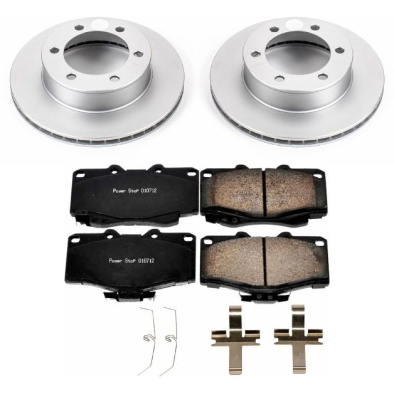 Load image into Gallery viewer, Power Stop 95-02 Toyota 4Runner Front Z17 Evolution Geomet Coated Brake Kit
