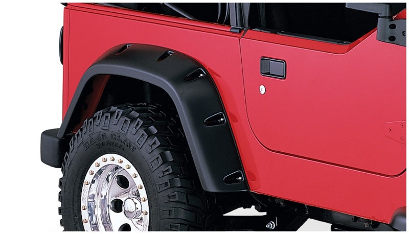 Load image into Gallery viewer, Bushwacker 97-06 Jeep TJ Pocket Style Flares 4pc - Black
