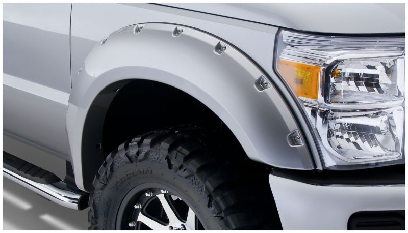 Load image into Gallery viewer, Bushwacker 11-16 Ford F-250 Super Duty Pocket Style Flares 2pc - Black
