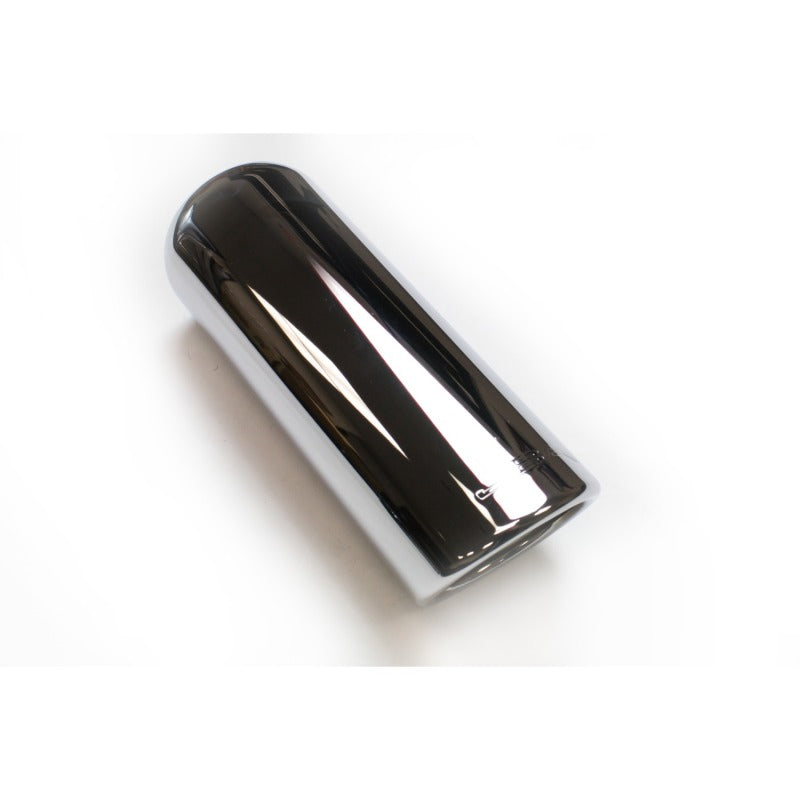 Load image into Gallery viewer, JBA 3in x 3.5in x 9in Rolled Stainless Steel Chrome Plated Exhaust Tip
