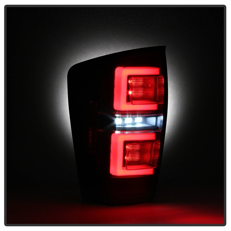 Load image into Gallery viewer, Spyder 16-17 Toyota Tacoma LED Tail Lights - Black (ALT-YD-TT16-LED-BK)
