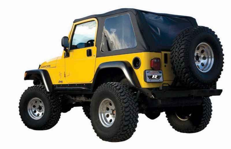 Load image into Gallery viewer, Rampage 1997-2006 Jeep Wrangler(TJ) Excludes LJ Unlimited Frameless Soft Top Kit - Black Diamond
