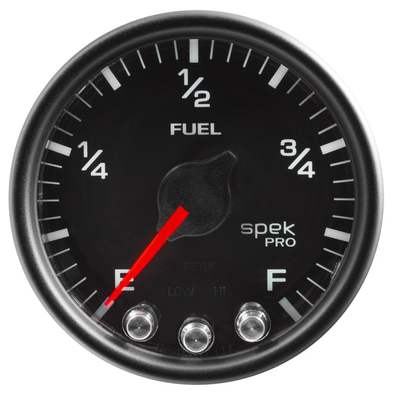 Load image into Gallery viewer, Autometer Spek-Pro Gauge Fuel Level 2 1/16in 0-270 Programmable Blk/Blk
