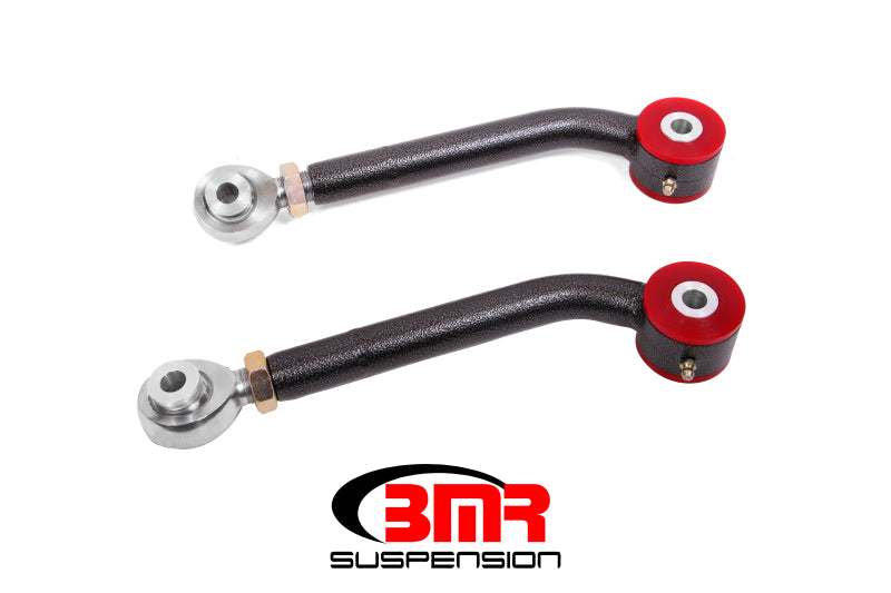 Load image into Gallery viewer, BMR 08-17 Challenger Upper Trailing Arms w/ Single Adj. Poly/Rod Ends - Black Hammertone
