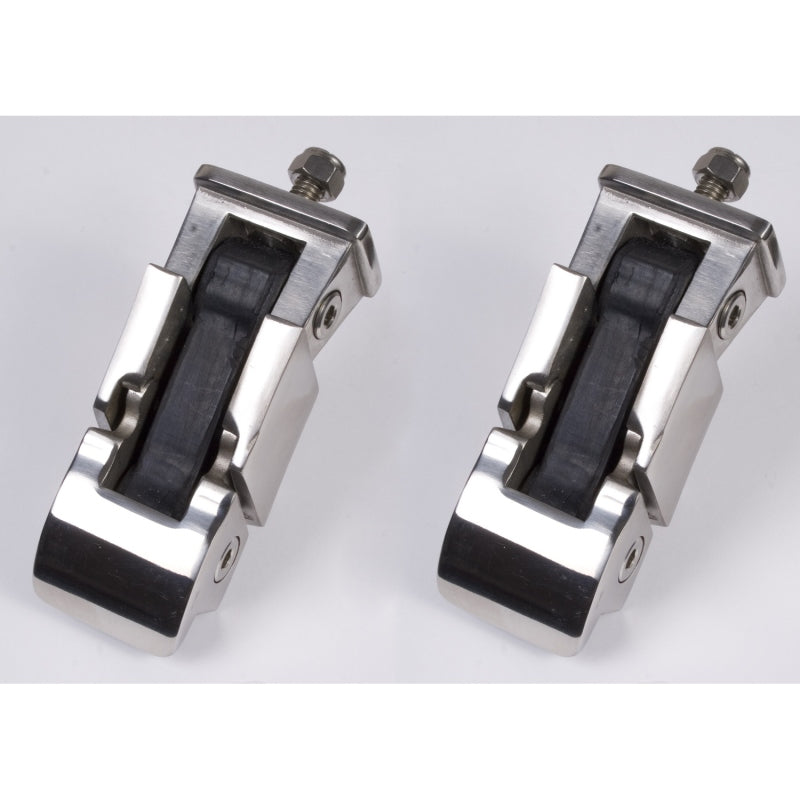 Load image into Gallery viewer, Rugged Ridge 97-06 Jeep Wrangler TJ Stainless Steel Hood Catch Set
