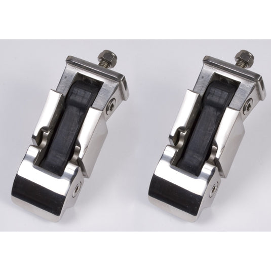 Rugged Ridge 97-06 Jeep Wrangler TJ Stainless Steel Hood Catch Set